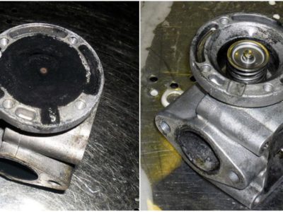 Cleaning egr valve with parts cleaning machine Torrent 500